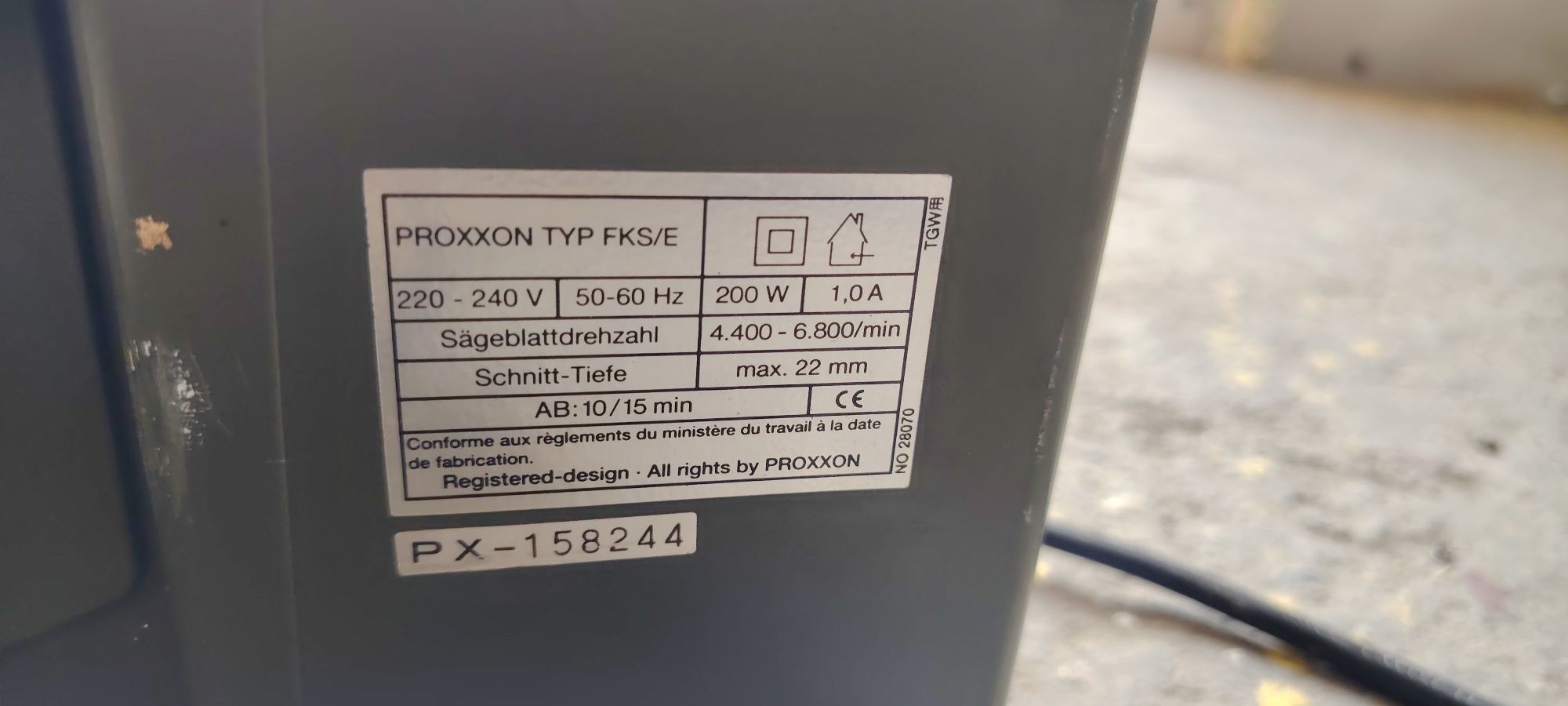 Циркуляр PROXXON