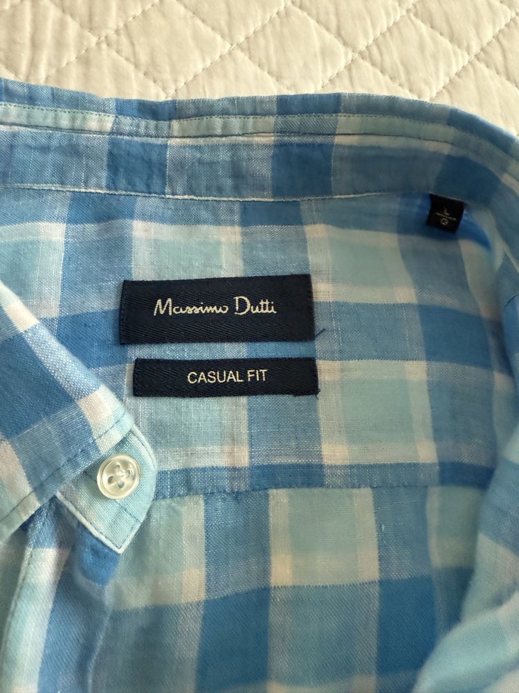 Продавам почти нова ленена риза Massimo Dutti размер L.
