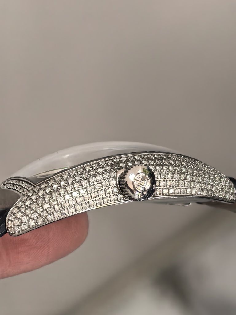 Franck Muller Curvex Blue Concept Diamond Case