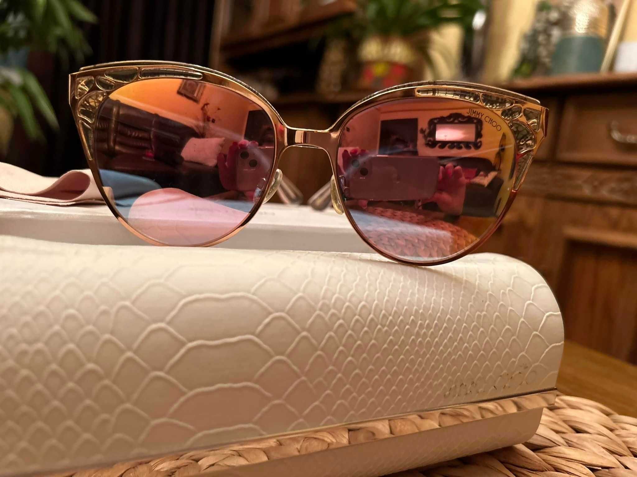 Jimmy Choo Слънчеви очила с огледални стъкла