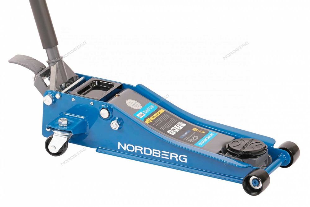 Nordberg Домкрат подкатной 3,2 т, супернизкий подхват, педаль, N32032