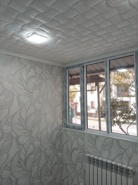 PRODAM 2/1/2. Квартира с РЕМОНТОМ.  Балкон 2х6. Янгиюль. У дороги