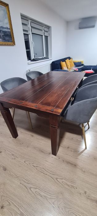 Masa lemn masiv trandafir indian 180x90