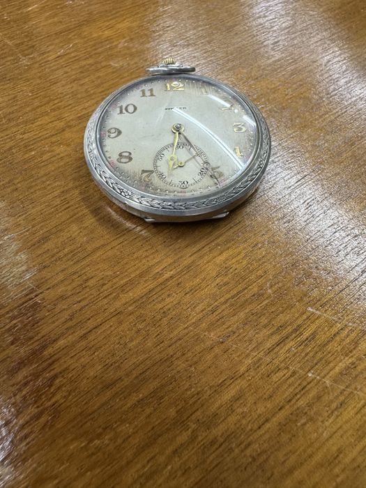 Джобен часовник SINGER-сребърен