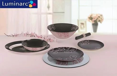 Luminarc 45tali idish nabor/Посуда Люминарк набор из 45 предметов