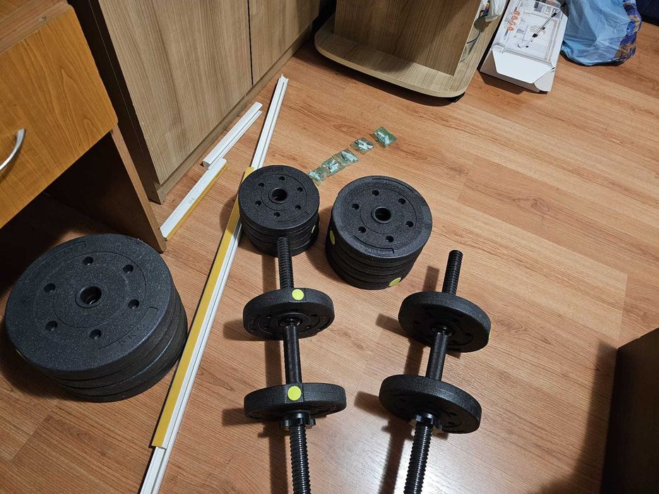 Set Gantere reglabile! Max 22 kg per gantera