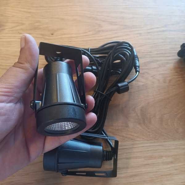 НОВО! LED Градински прожектори 12V, 3W, топла светлина, 2 бр