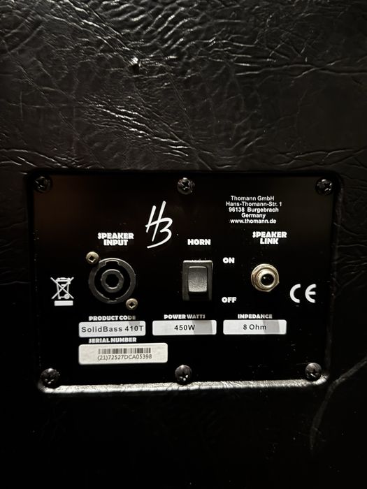 Vând Setup Cabinet Bass Harley Benton – complet