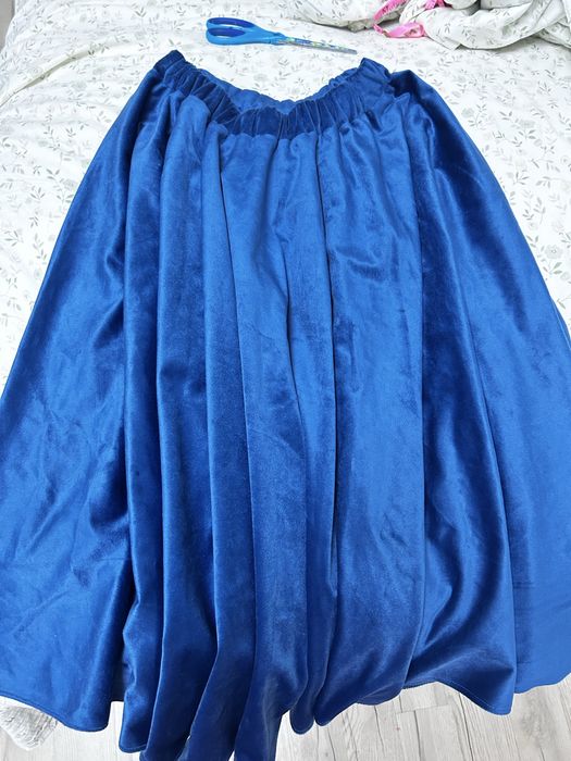 Юбка велюровая на резинке