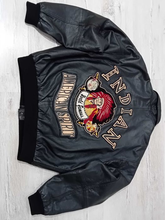 Geacă de piele  Dakota – RED INDIAN AMERICAN SPIRIT, mărimea 3XL