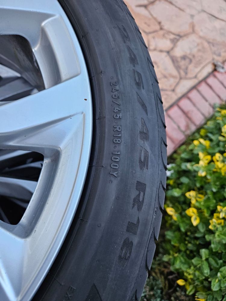 Jante Audi 18’ stare perfecta+anvelope PIRELLI vara