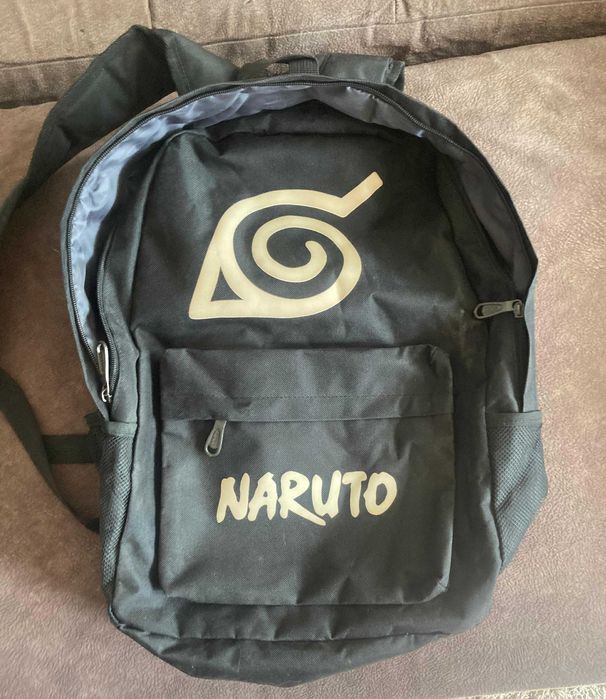Рюкзак черный наруто детский