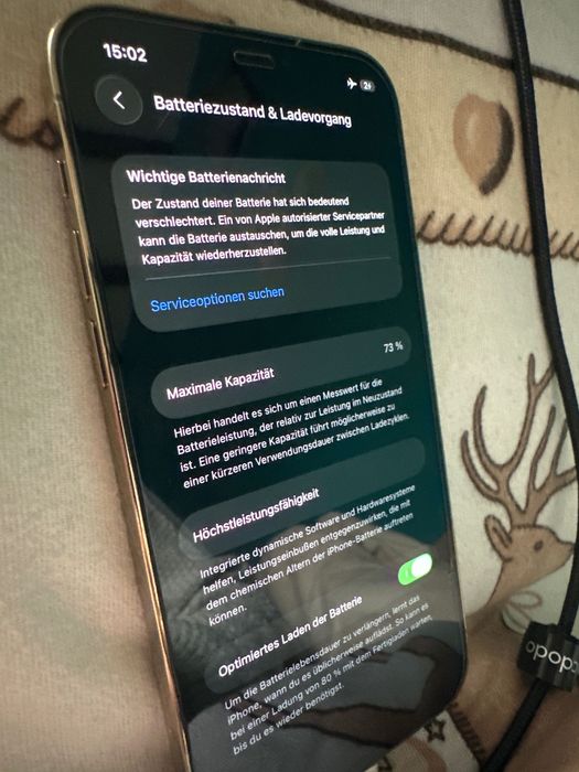 iPhone 12 Pro - 256GB - 73% Капацитет - Златен на цвят