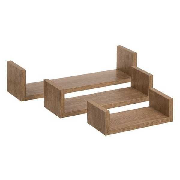 Комплект декоративни рафтове Mercado Trade, За стена, 3бр.