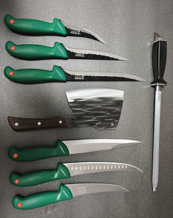 SET Cutite Macelarie 8 piese Germany Green