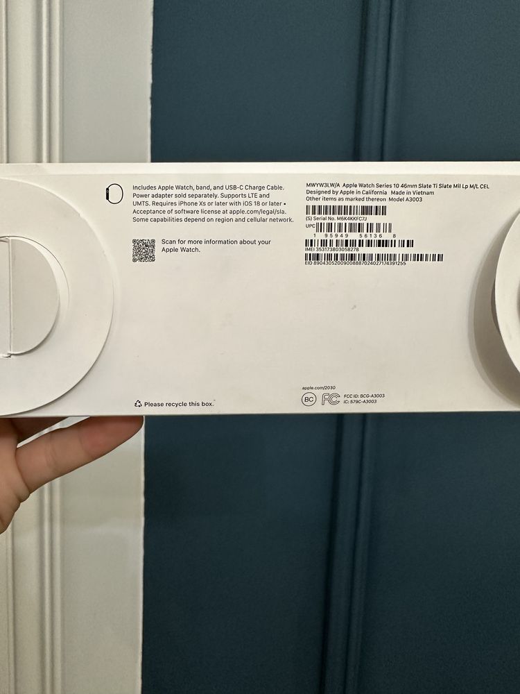 Iwatch 10 46mm Milanese Loop, Cellular