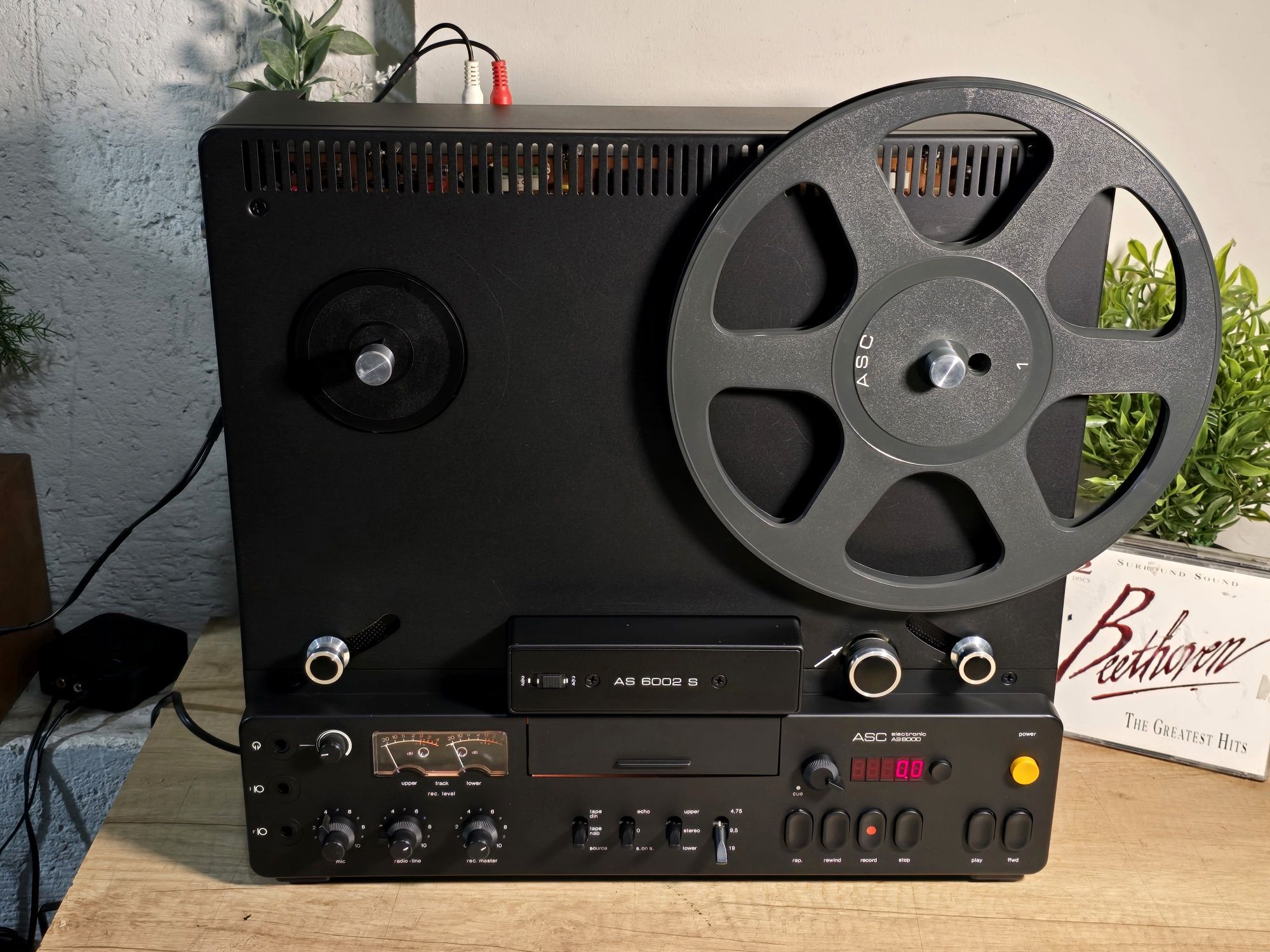 Magnetofon BRAUN ASC AS-6002 S, 3 motoare, 3 capete, vintage hi-fi