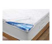 Topper saltea cu spumă cu gel LIVARNO home, 140 x 200x6 cm,noi