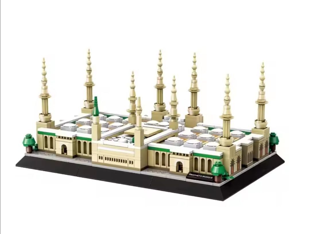 Wange 594 шт кирпичи Al Masjid an Nabawi знаменитое здание