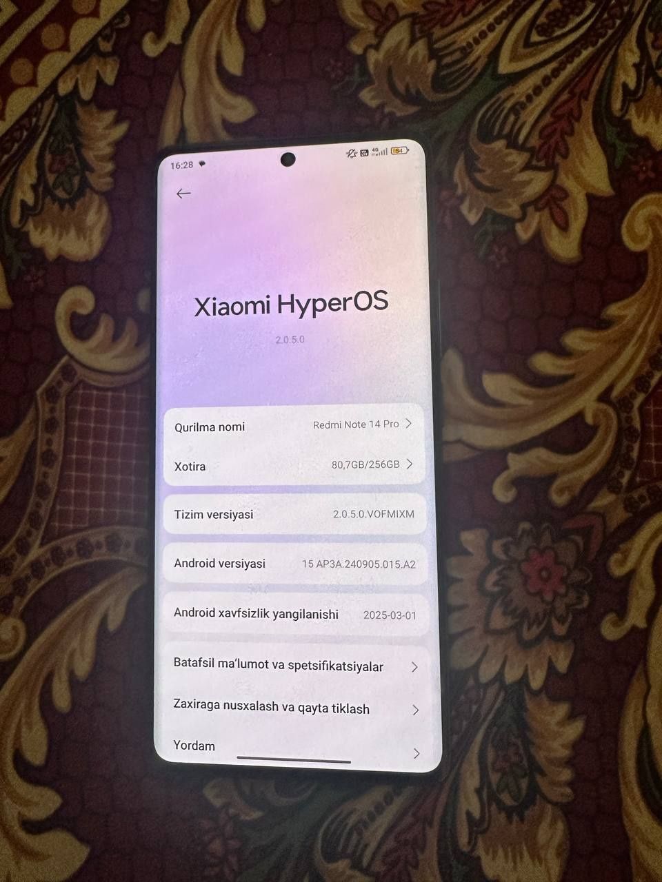 Redmi not 14 pro