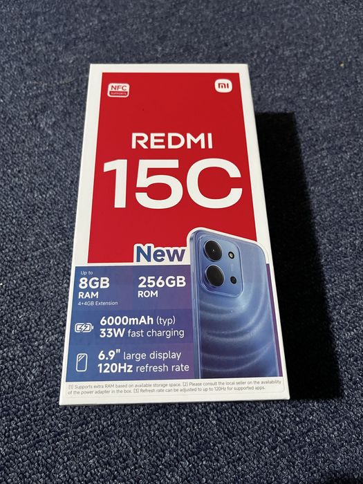 Telefon Nou Redmi 15C in cutie