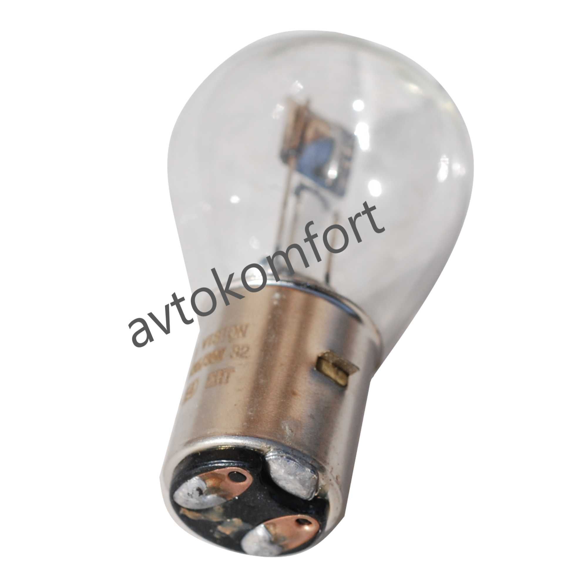 2 x S2 BA20d 12V Крушка За Фарове За Мотоциклет Мотор С Код МО 487