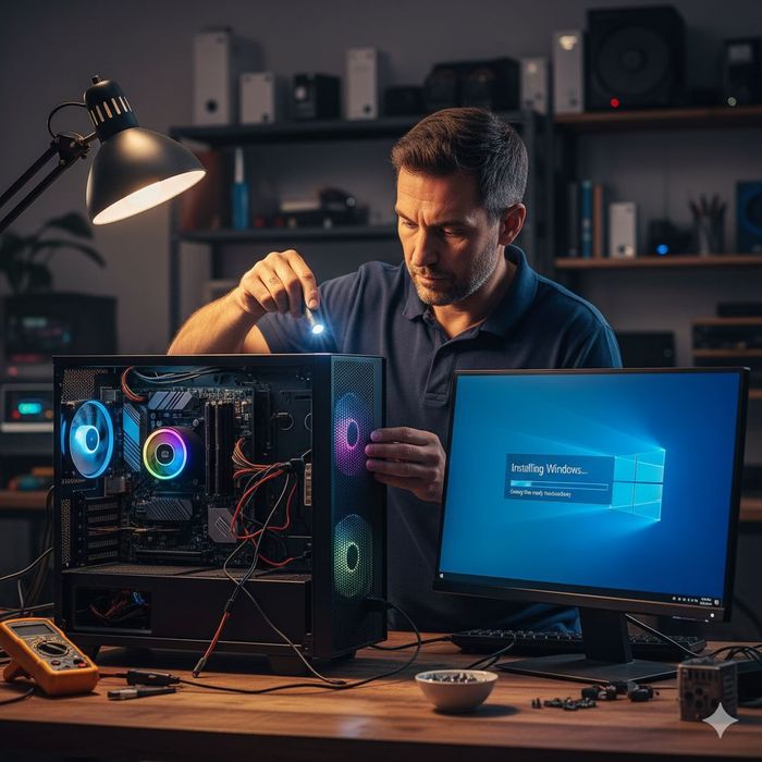 Установка windows на ПК и ноутбуки программное обеспечение