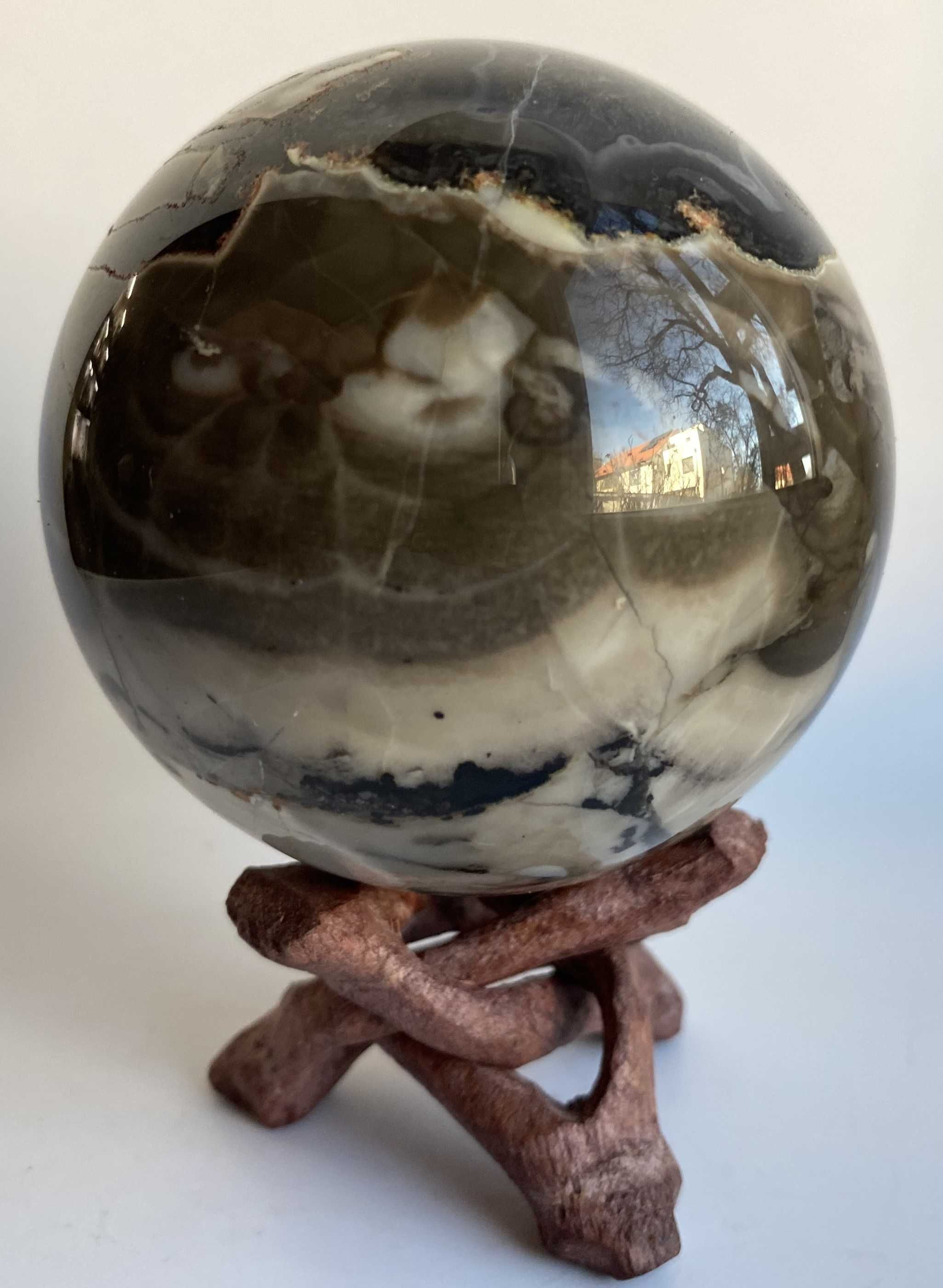 Cristale/Minerale - Agata Vulcanica - sfera piatra semipretioasa