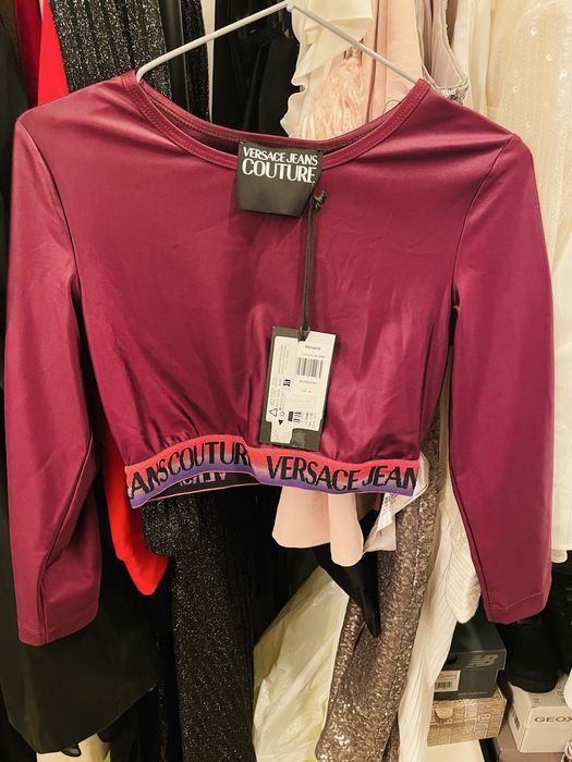 Bluza crop sport Versace Couture
