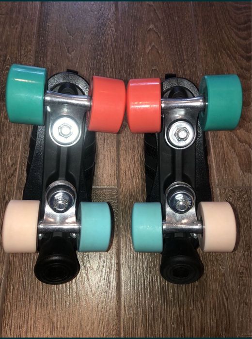 Role Oxelo Quad 100 pt copii și set protecție complet