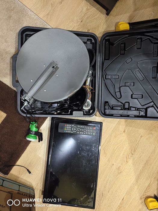 antena satelit cu TV ptr. camion/rulota