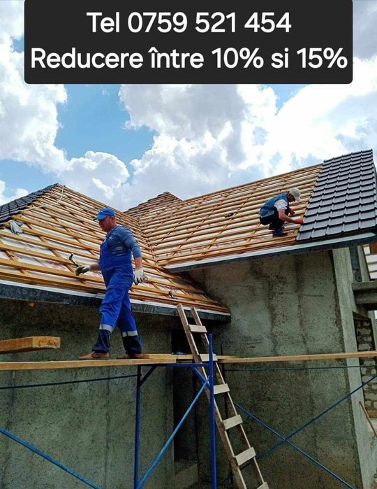Hidroizolații acoperișuri Reparații Acoperișuri