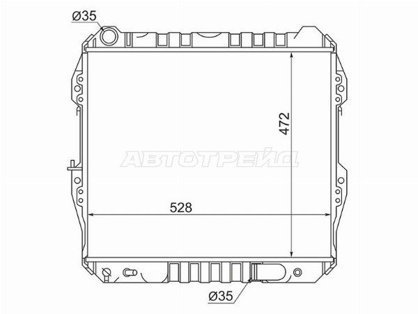 Радиатор Toyota 4runner