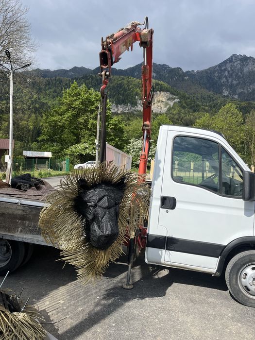 Sculptura otel realizata manual , Leu -Andrei Ghita