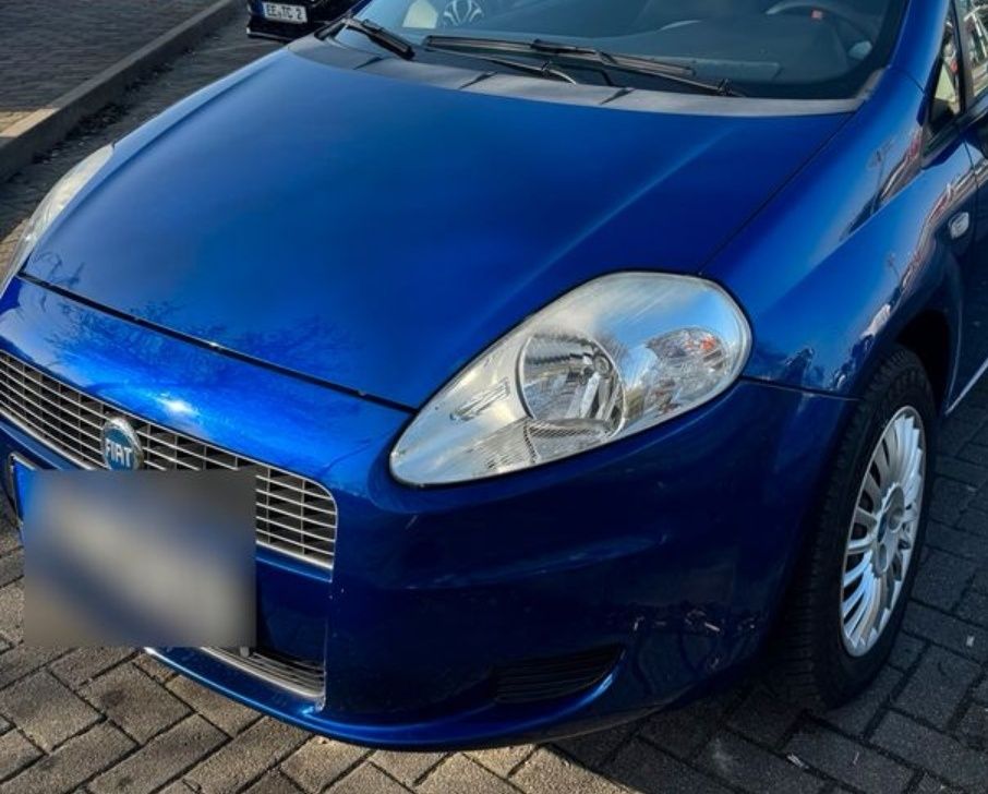 Bara fata Fiat grande punto albastru capota far stanga dreapta