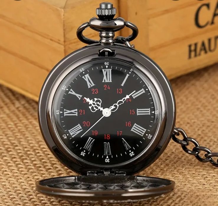Ретро джобен кварцов часовник за рибари. Подарък за мъже - Нов