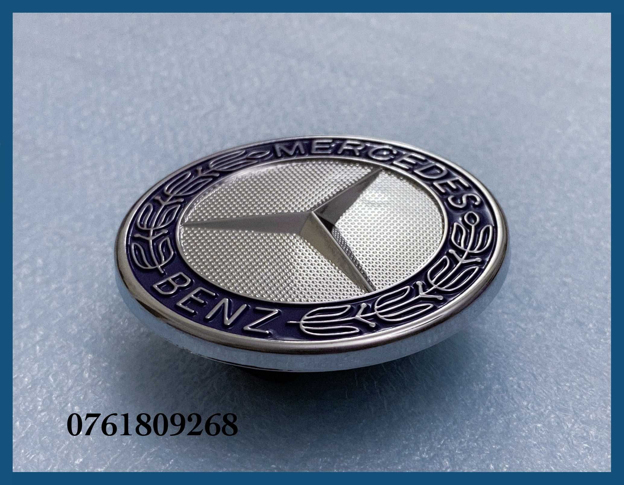 Emblema logo Mercedes pentru capota 57mm C / E / M / S class