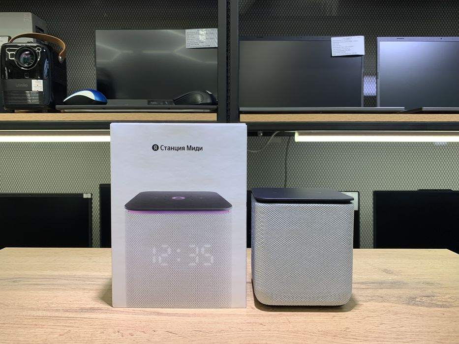 Яндекс Станция Миди, YNDX-00054, серый, 1135/А10