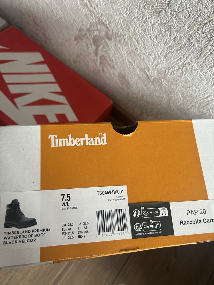 Боти Timberland 6 Inch 41 номер Черни