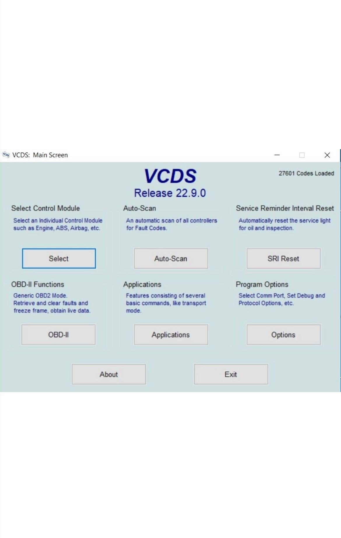 Diagnoza VCDS VagCom 22.9

Vw Seat Skoda Audi
