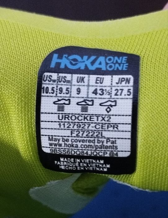 HOKA Rocket X 2 SS unisex, mărimi: 42 și 43 1/3