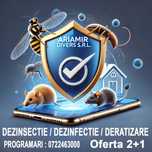 Servicii de Dezinsecție, Deratizare, Dezinfectie cu AriaMir Divers SRL