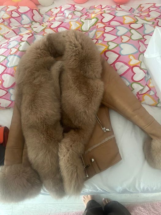 Cojoc oaie cu  blana vulpe