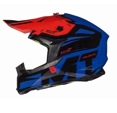 Casca Off Road Motociclete MT Falcon WestonAlbastra Marime S 55-56 cm