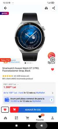 Huawei Gt 3 pro smartwatch