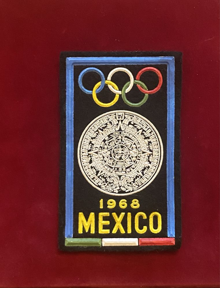 Ecuson emblema Olimpiada Mexico 1968