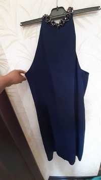 Платье на вечер новое с этикеткой, темно синее размер 48 -50