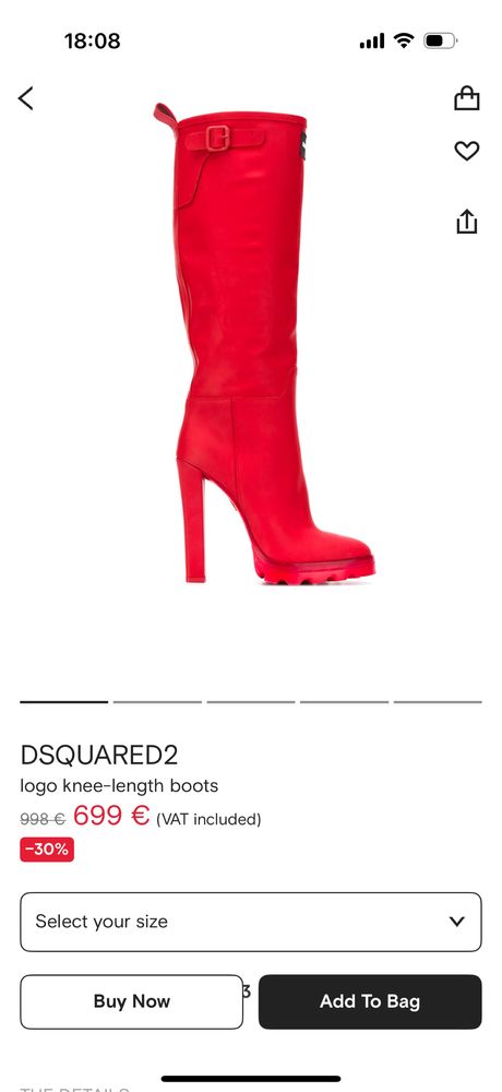 Оригинални ботуши Dsquared2
