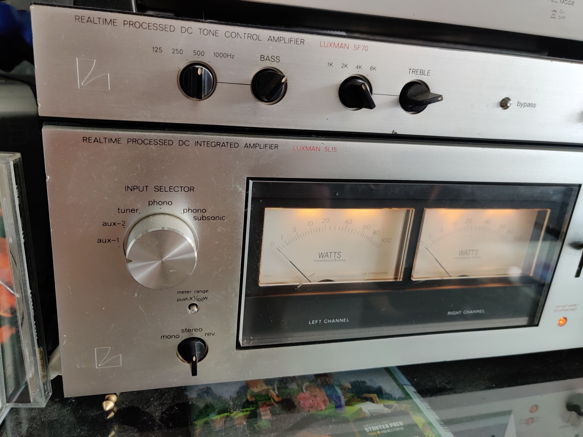 Luxman Laboratory 5F70 și 5L15 preaplificator și final