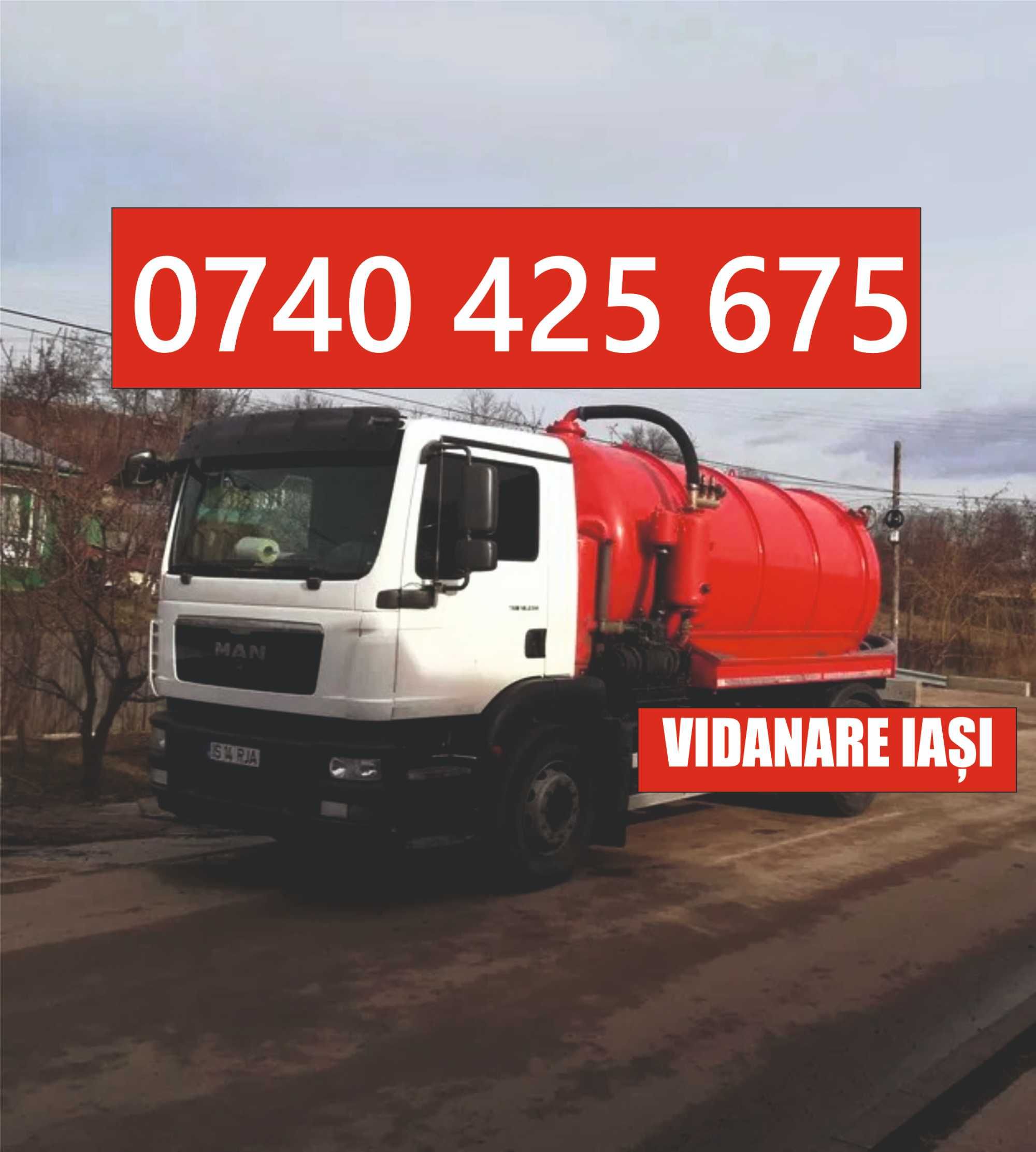 Vidanjare Iași Desfundare canalizare